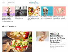 Tablet Screenshot of healthline.com